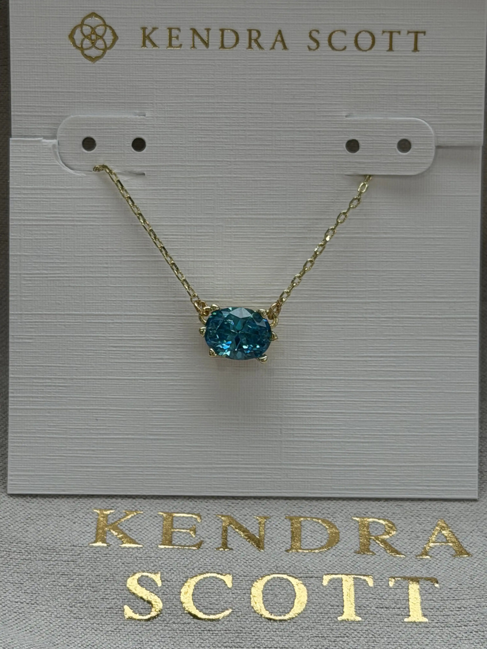 Kendra Scott Blue Pendant Necklace
